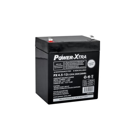Power-Xtra EcoLead Series - PXEC4.5-12 - 12V 4.5 Ah Kuru Akü -F1