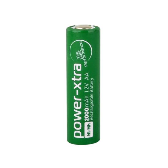 Power-Xtra 1.2V 2000 Mah- AA -Ni-Mh Şarjlı Pil -Flat-Başsız