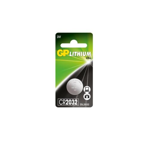 GP CR2032 - 3V Lithium - Lityum Düğme Pil - Tekli Blister