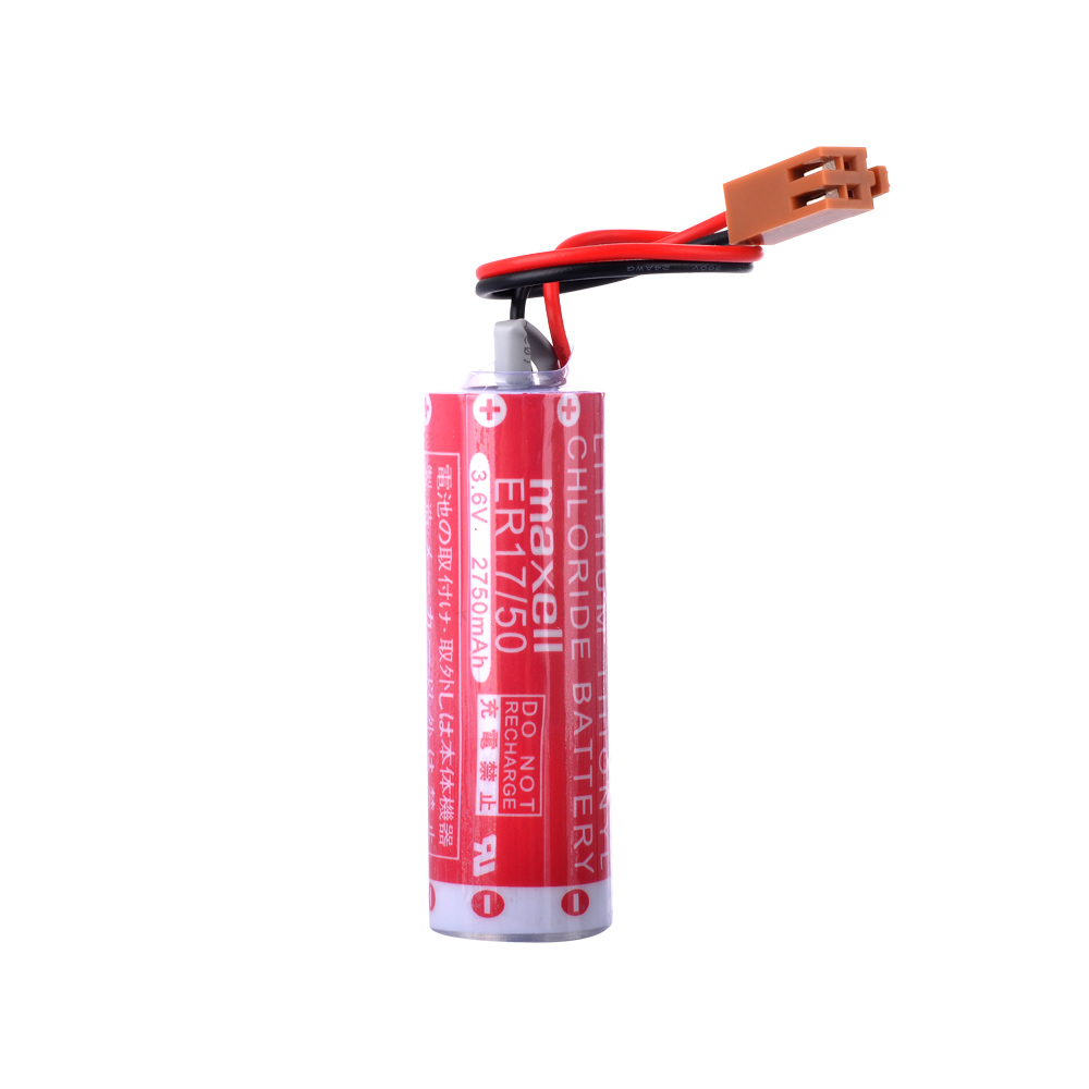 Maxell%20ER17/50%20A%203.6V%20Lithium%20Batarya%20Kablo%20-%20Konnektör