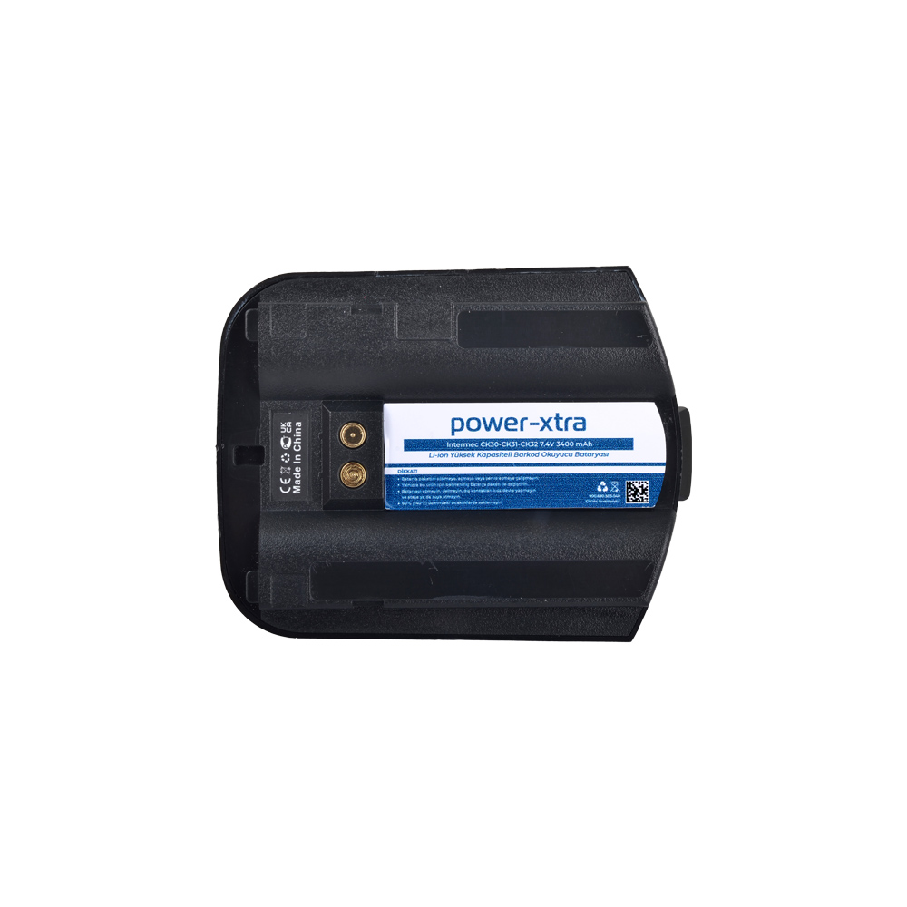 Power-Xtra%20-%20Intermec%20CK30-CK31-CK32%207.4V%203400mAh%20Li-ion%20Yüksek%20Kapasiteli%20El%20Terminali%20Bataryası